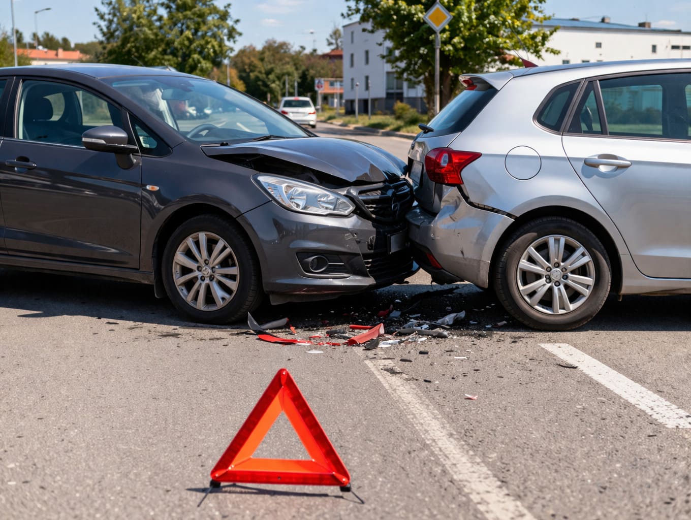 KFZ Gutachter Pötter Stolberg Aachen - Verkehrsunfall von 2 Autos